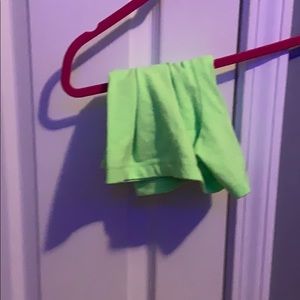 neon green girls XL faded glory shorts